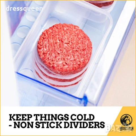 4435 Универсални восъчни подложки за месо и бургери – пакет 40 броя, снимка 5 - Други - 53633118