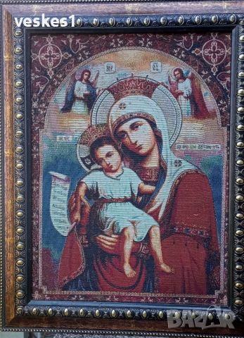 Гоблен на Света Богородица , снимка 1 - Гоблени - 46113392
