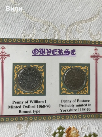 Британски монети репродукция средновековни, снимка 3 - Нумизматика и бонистика - 53407444