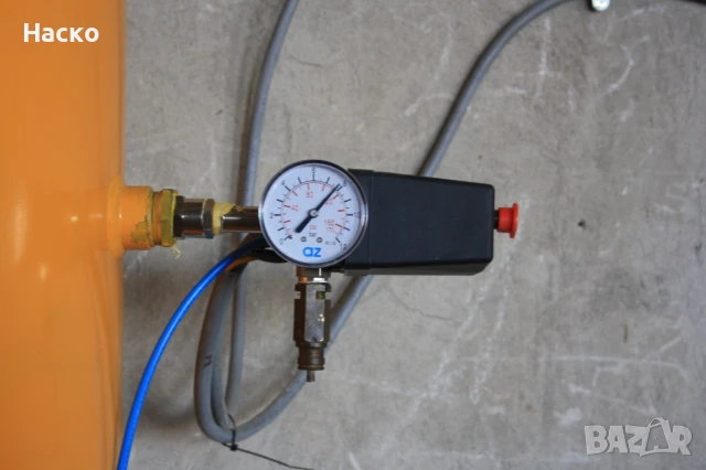 компресор 7.5 кW с бутилка 500 литра, снимка 3 - Други машини и части - 50504356