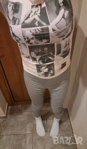 Тънък клин със сребристи нишки, снимка 6 - Клинове - 54098106