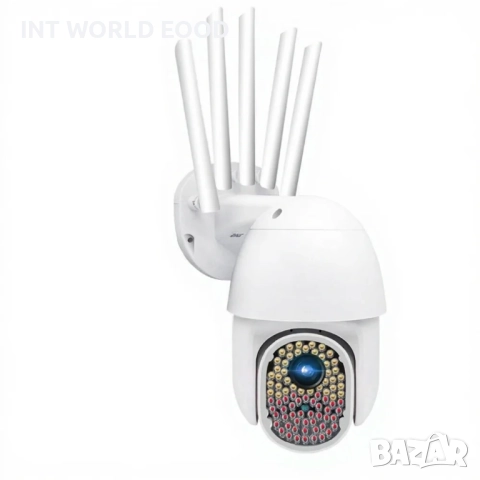 82 LED 1080P 2MP Външна WiFi Охранителна Камера с 360° Панорамно Завъртане IP66 Водоустойчивост V380