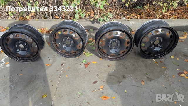 Железни джанти 5х112/16 , снимка 6 - Гуми и джанти - 52592245