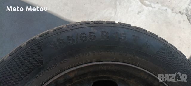Зимни гуми с джанти 185 65 15, снимка 2 - Гуми и джанти - 45528166