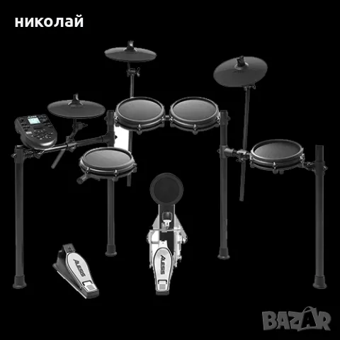 Електронен комплект барабани Alesis NITRO MESH KIT

, снимка 1 - Ударни инструменти - 46849081