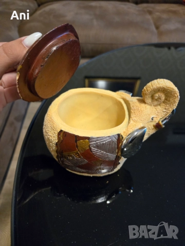 Бижутерка/ сувенир слон с капаче, снимка 4 - Декорация за дома - 51514935