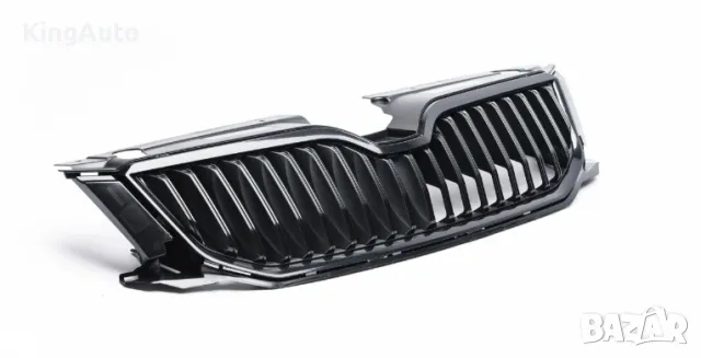 РЕШЕТКА SKODA OCTAVIA III 2013 – 2017 С ЧЕРНА РАМКА, снимка 2 - Части - 44641290