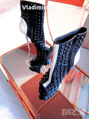 Италиански Боти От Естествена Кожа - Cento Undici, снимка 11 - Дамски боти - 53584123