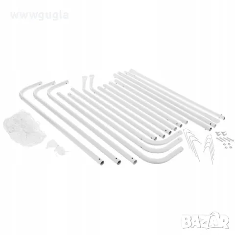 Врата за минифутбол 213х150х75 см. сглобяема с мрежа и колчета, снимка 3 - Футбол - 50380322