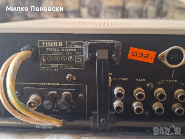 FISHER RS 220L STEREO RECEIVAR.MADE IN JAPAN., снимка 6 - Ресийвъри, усилватели, смесителни пултове - 53005162