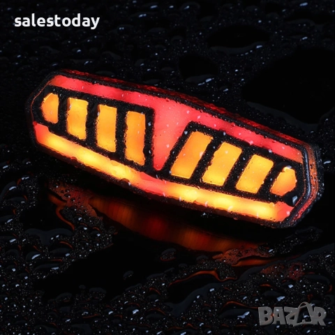 Мигачи за велосипед с дистанционно + стоп, снимка 4 - Аксесоари за велосипеди - 51579763