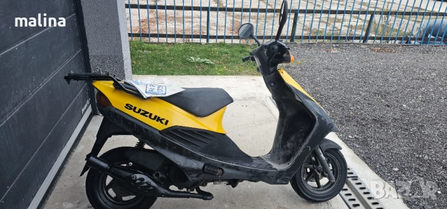 Скутер сузуки 50кубика внос от Германия, регистриран , снимка 5 - Мотоциклети и мототехника - 52325094