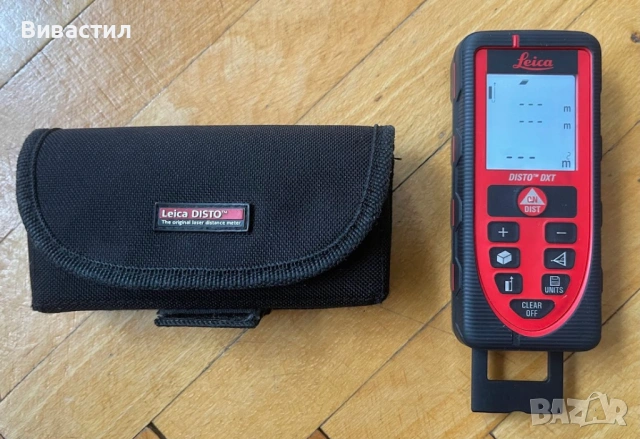 Лазерен далекомер (Ролетка) Leica Disto DXT с обхват до 70м и защита от вода IP65 и удар, снимка 3 - Други инструменти - 54105382