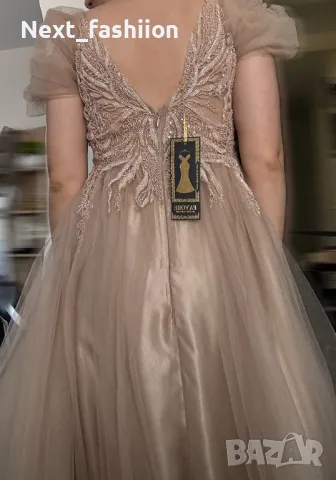 Официална дълга рокля тюл, снимка 5 - Рокли - 50019614