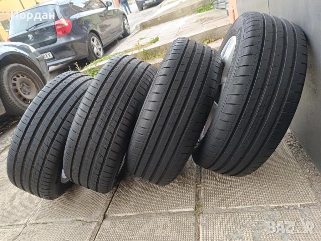 ОРИГИНАЛНИ джанти 16 цола 5x112 57,1 с гуми 205 55 VW GOLF TOURAN / ФОЛКСВАГЕН ГОЛФ ТУРАН, снимка 4 - Гуми и джанти - 52042937