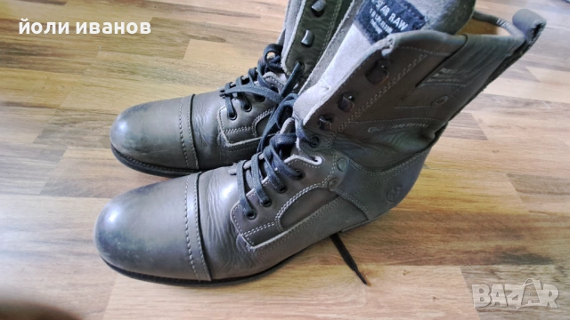 G -STAR RAW-кожени,шити,оригинални обувки-44 номер