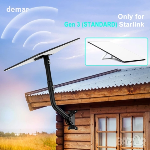 Mwin Starlink Gen 3 регулируем комплект за стенен монтаж на Starlink, снимка 6 - Друга електроника - 52637014