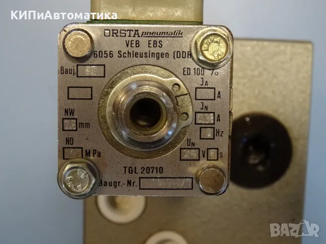 пневматичен блок wmw DDR StGK04/0413 Pneumatic Valve 10Bar 24VDC, снимка 8 - Резервни части за машини - 47674445