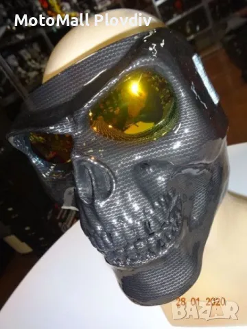 Маска за лице ghost rider мото рокер мотор чопър, снимка 4 - Аксесоари и консумативи - 49196486