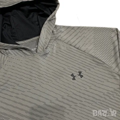 Оригинално мъжко горнище с качулка Under Armour | L размер, снимка 3 - Суичъри - 47211155