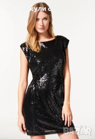 Стилна парти рокля с пайети GUESS, снимка 6 - Рокли - 51206705