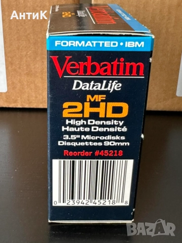 Флопи Дискети Verbatim Data Life MF 2HD 1.44MB, снимка 4 - Други - 52231343