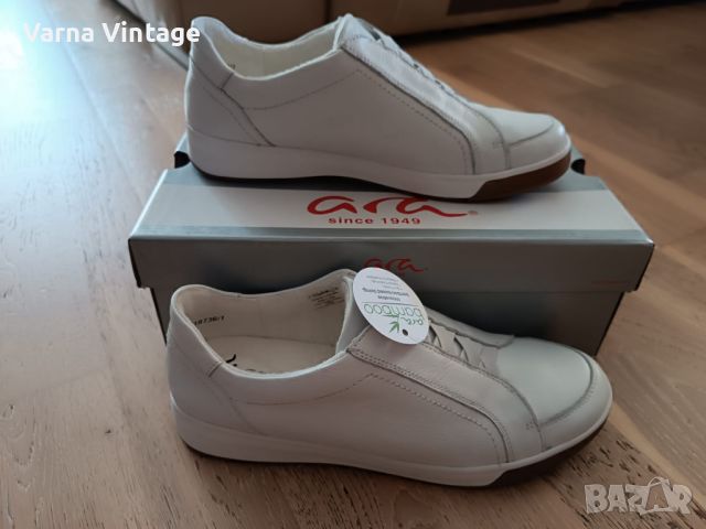 Дамски спортни бели обувки ARA., снимка 6 - Дамски ежедневни обувки - 46407662