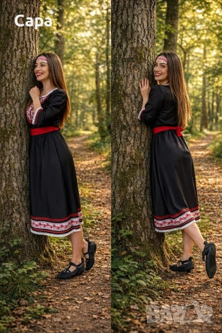 стилни рокли с народни мотиви , снимка 9 - Рокли - 54103614