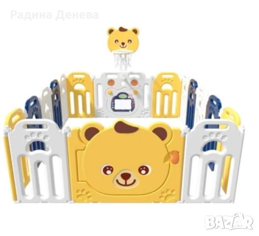 Бебешка ограда Sonne zoo с баскетболен кош 163 x 203, снимка 1 - Други - 45352157