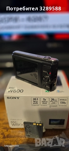 Цифрова дигитална камера SONY Cyber shot DSC 800 20.1 Mega pixels - Optical zoom 5x чисто нов, снимка 4 - Фотоапарати - 52104876