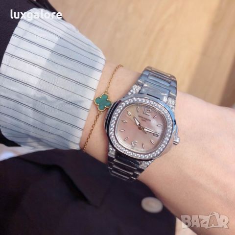 Дамски часовник Patek Philippe Nautilus Lady с кварцов механизъм, снимка 4 - Дамски - 46805586