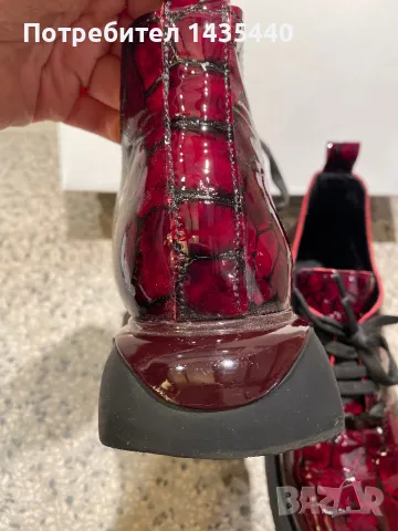 Обувки в цвят бордо, снимка 9 - Дамски ежедневни обувки - 49833252