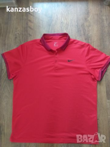 Nike Court Polo Tennis Shirt - страхотна мъжка тениска ХЛ КАТО НОВА, снимка 5 - Тениски - 46276704