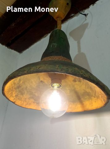 Ръчно изработена винтидж дизайнерска лампа "FANTASY WIZARDS HAT", снимка 1 - Декорация за дома - 45280797