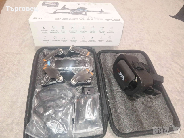 НОВ  Дрон Xiaomi A14 Pro max GPS Brushless 8K Triple Camera HD Drone, снимка 3 - Дронове и аксесоари - 52928829