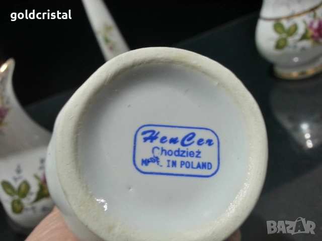 Стар полски порцелан комплект за подправки , снимка 7 - Антикварни и старинни предмети - 53068253