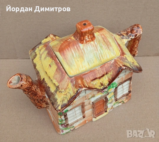 порцеланов чайник , снимка 3 - Антикварни и старинни предмети - 53407280