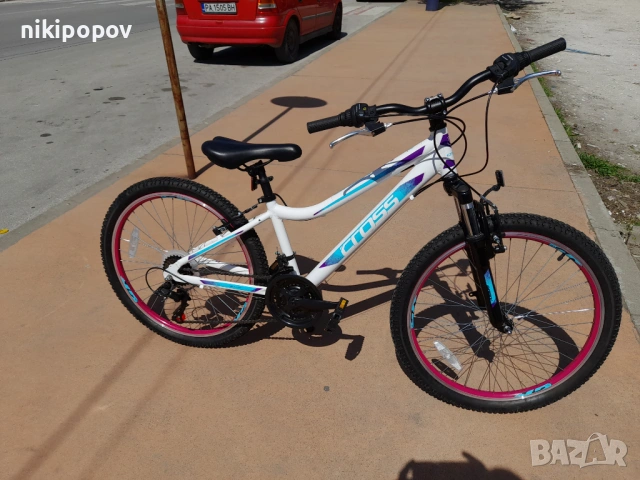 CROSS Алуминиев велосипед 24" DAISY, снимка 5 - Велосипеди - 53839347