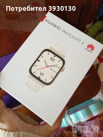 Продавам Смарт Часовник HUAWEI Fit 3 с Гаранция, снимка 2 - Смарт гривни - 53927470