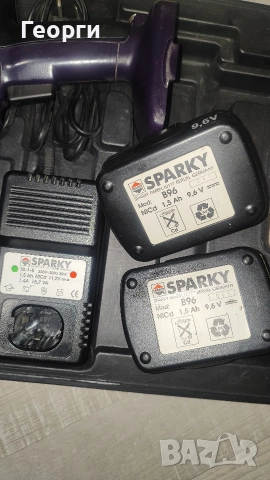 Работещ винтоверт Sparky - пълен комплект, работещи батерии., снимка 4 - Винтоверти - 52930188