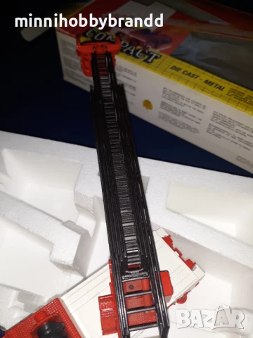 Пожарна  Fire  Engine Camion Pompier Пожарна Стълба Пожарен Кран Joal Compact Made In Spain 1.50 , снимка 17 - Колекции - 51008373