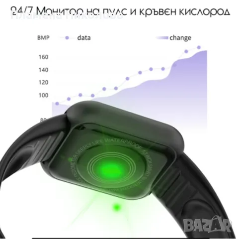 Смарт часовник smart bracelet пулс , крачки работи с всички телефони, снимка 3 - Смарт часовници - 48991694