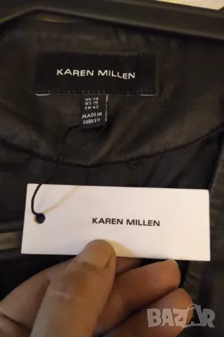 Karen Millen нова рокля  естествена кожа и плат, снимка 7 - Рокли - 46859404