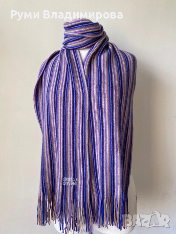 Люляково лилав шал/ различни видове, снимка 4 - Шалове - 47966870