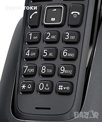 Безжичен телефон Gigaset A116. Черно, снимка 2 - Стационарни телефони и факсове - 45360544