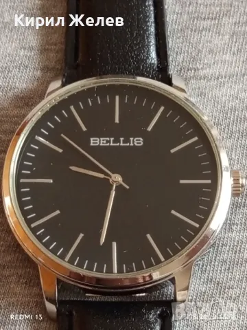 Чисто нов дамски часовник BELLIS QUARTZ с кожена каишка стилен дизайн 49860