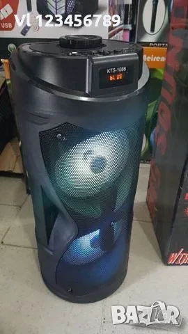Караоке тонколона 2х6,5”, модел KTS-1086 с FM тунер, дистанционно,BLUETOOTH, снимка 5 - Bluetooth тонколони - 50752491