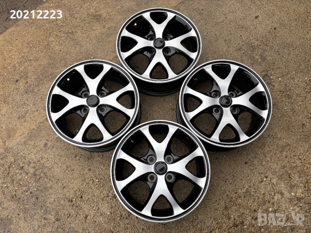 4 броя алуминиеви джанти за Toyota Yaris 14, снимка 5 - Гуми и джанти - 53379893