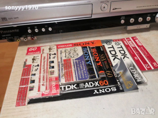 PANASONIC DMR-ES35V DVD RECORDER+VHS ВНОС GERMANY 1904260951LCHERY1, снимка 10 - Плейъри, домашно кино, прожектори - 54242306