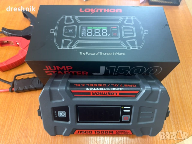 Бустер (стартерно устройство) LOKITHOR J1500 1500Amp